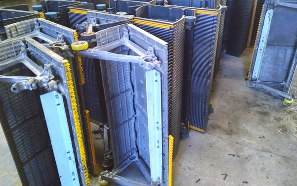 Lavado de escaleras eléctricas